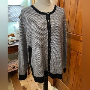 **Croft and Barrow button front sweater**